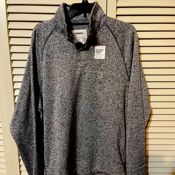 Sonoma Other - Sonoma Men’s Quarter Button Fleece